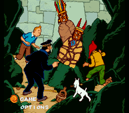 Adventures of Tintin: Prisoners of the Sun screenshot 4 for Super Nintendo